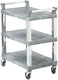 Vollrath - Open Utility Cart with Chrome Uprights, Shelf Clearance Height 10.5 - 97102