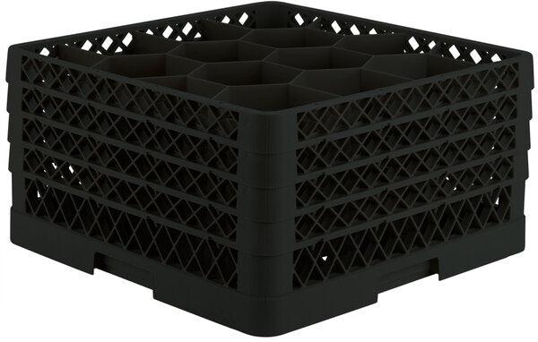 Vollrath - Rack Max®, 12-Compartment 4 Extenders Black - TR18JJJA-06