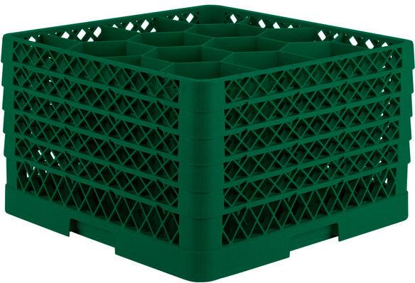 Vollrath - Rack Max®, 12-Compartment 5 Extenders Green - TR18JJJJA-19