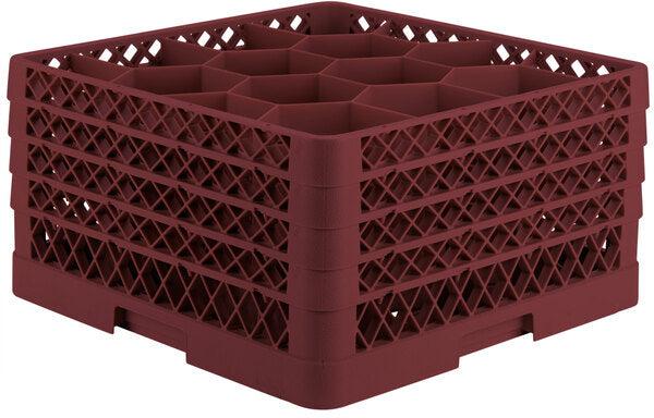 Vollrath - Rack Max®, 12-Compartment Burgundy 3 Extenders - TR18JJA-21