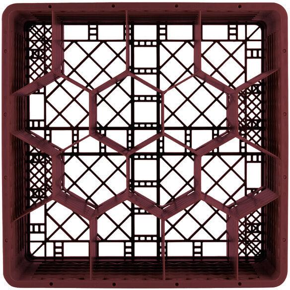 Vollrath - Rack Max®, 12-Compartment Burgundy 5 Extenders - TR18JJJJA-21