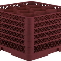 Vollrath - Rack Max®, 12-Compartment Burgundy 5 Extenders - TR18JJJJA-21