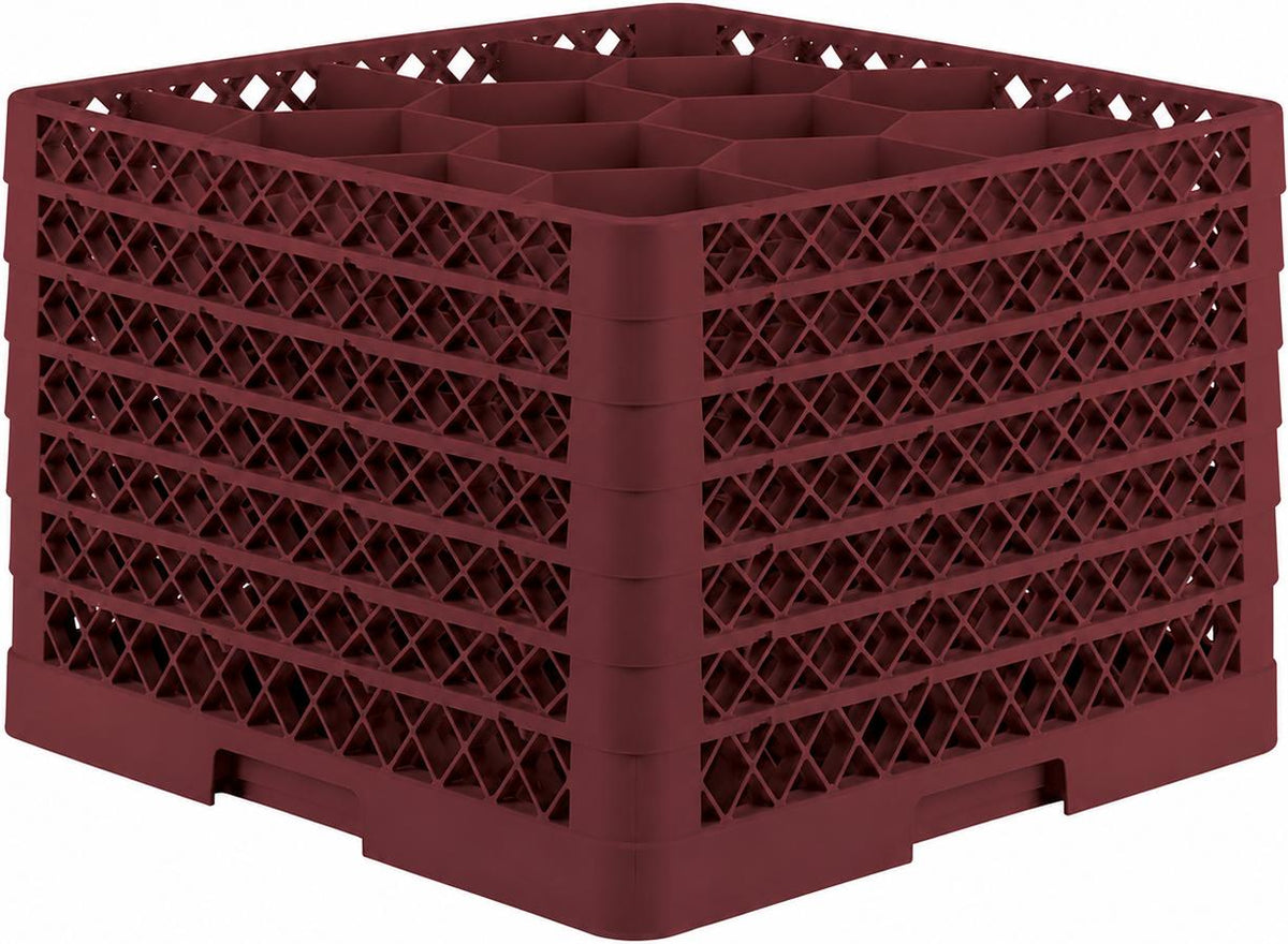 Vollrath - Rack Max®, 12-Compartment Burgundy 6 Extenders - TR18JJJJJJ-21