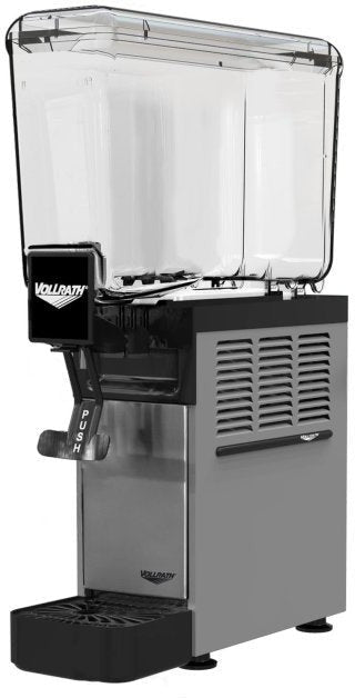 Vollrath - Refrigerated Beverage Dispenser With One 2.11-Gallon Bowl And Agitator Circulation - VBBC1-37-A