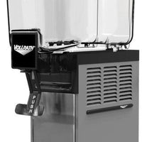 Vollrath - Refrigerated Beverage Dispenser With One 2.11-Gallon Bowl And Agitator Circulation - VBBC1-37-A