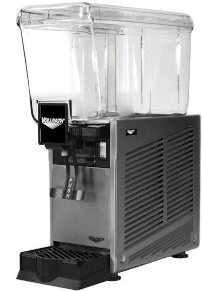 Vollrath - Refrigerated Beverage Dispenser With One 3.17-Gallon Bowl And Stirring Paddle Circulation - VBBD1-37-S