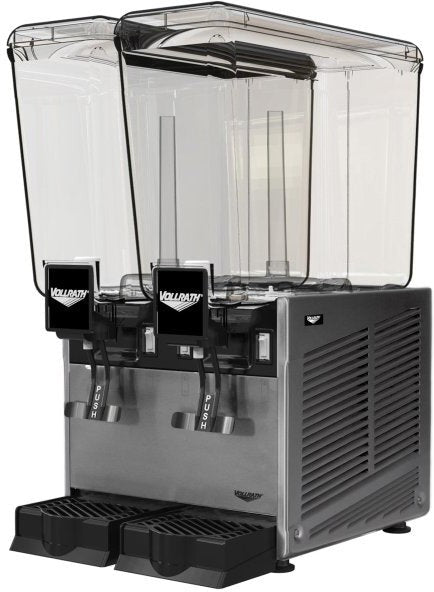 Vollrath - Refrigerated Beverage Dispenser With One 5.28-Gallon Bowl And Stirring Paddle Circulation - VBBE2-37-S