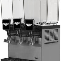 Vollrath - Refrigerated Beverage Dispenser With Three 2.11-Gallon Bowl And Agitator Circulation - VBBC3-37-A