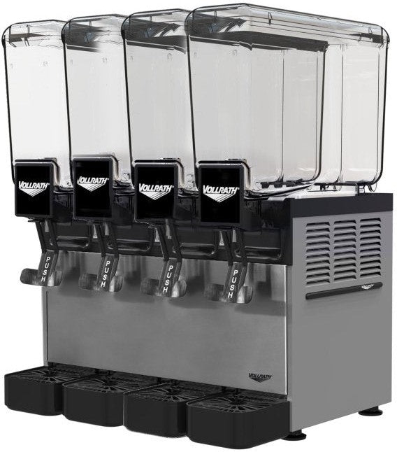 Vollrath - Refrigerated Beverage Dispenser With Three 2.11-Gallon Bowl And Agitator Circulation - VBBC3-37-A
