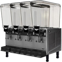Vollrath - Refrigerated Beverage Dispenser With Three 5.28-Gallon Bowl And Fountain Spray Circulation - VBBE4-37-F