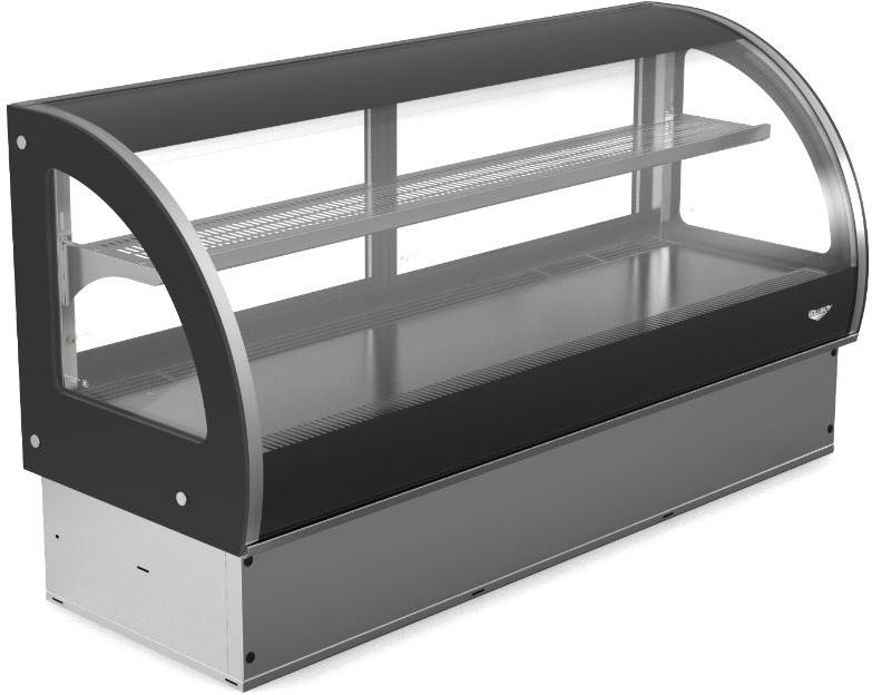 Vollrath - Refrigerated Curved Drop-In Display Case, 6.9A, 59.9" Width - RDCCV-60DI