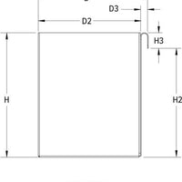 Vollrath - Replacement Straw Holder For Horizontal Lid Organizer - SH-1