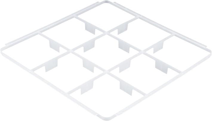 Vollrath - Signature Glass Rack Trim Dividers, 19.2" Width, Weight 0.13 - 5230610