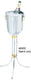 Vollrath - Single-Bottle Stainless Steel Wine Bucket Stand, Durable - 46800