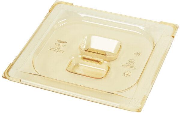 Vollrath - Sixth-Size Super Pan® Slotted Cover in Amber - 34600