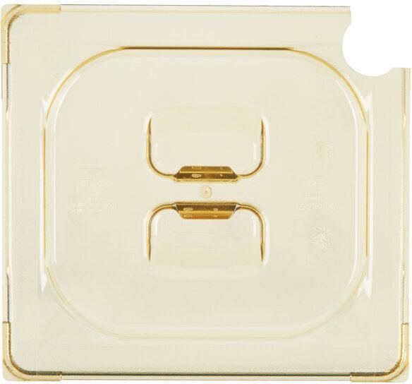Vollrath - Sixth-Size Super Pan® Slotted Cover in Amber - 34600