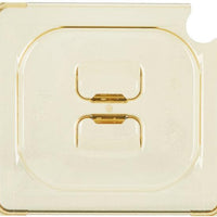 Vollrath - Sixth-Size Super Pan® Slotted Cover in Amber - 34600