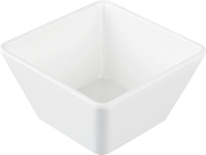 Vollrath - Small Square Melamine Cubic Display Bowl in White - V22201