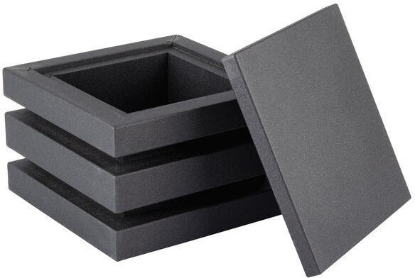 Vollrath - Stackable Cubic Display Support Cubes and Lid in Black - V904600