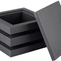 Vollrath - Stackable Cubic Display Support Cubes and Lid in Black - V904600