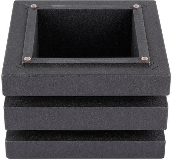Vollrath - Stackable Cubic Display Support Cubes and Lid in Black - V904600