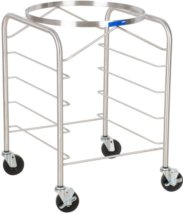 Vollrath - Stainless Steel Mobile Bowl Stand For 30-Quart Mixing Bowl With Four Full-Size Tray Racks - 79002