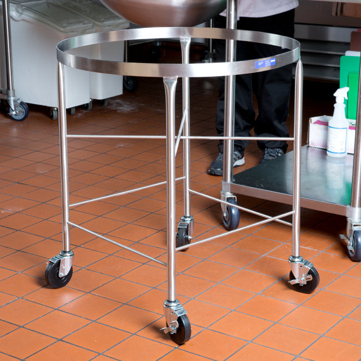 Vollrath - Stainless Steel Mobile Mixing Bowl Stand for 80 Qt. Bowl - 79018