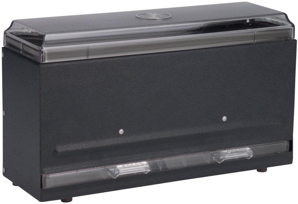 Vollrath - Straw Boss® Straw Dispenser, Capacity 250, 12.5" x 5.5" x 7" in Black - 3820-06
