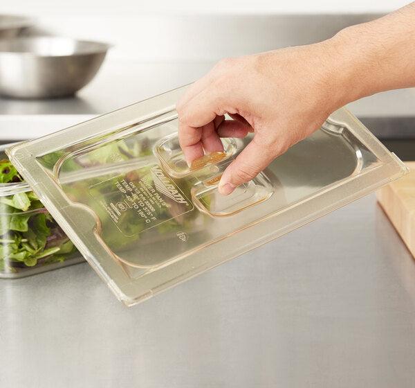 Vollrath - Third-Size Super Pan® Solid Cover in Amber - 33300