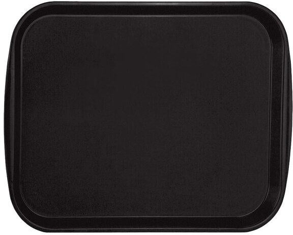 Vollrath - Traex 14" x 18" Premium Fast-Food Tray in Black - 1418-06