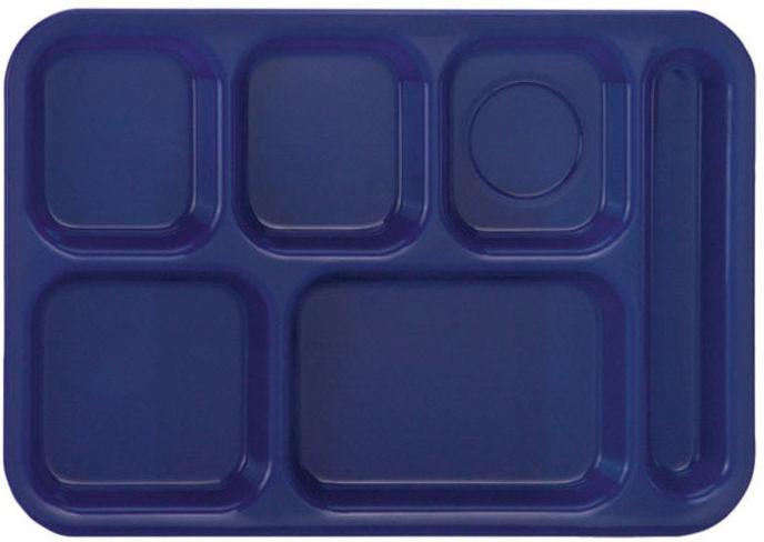 Vollrath - Traex® 6 Compartment Tray in Bright Blue - 2615-104