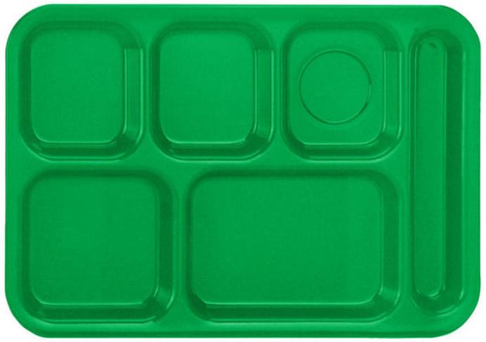 Vollrath - Traex® 6 Compartment Tray in Green - 2615-119