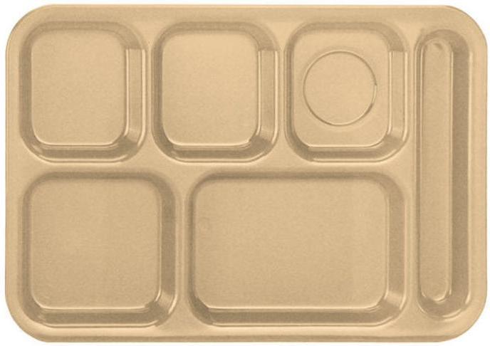 Vollrath - Traex® 6 Compartment Tray in Tan - 2615-09