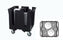 Vollrath - Traex® Adjustable Dish Caddy, Capacity 2 Stacks in Black for 11-1/2 to 12-1/2 (29.2 to 31.6) Round Plates/Bowls - SAC-4D-06