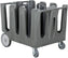 Vollrath - Traex® Adjustable Dish Caddy, Capacity 5 Stacks in Gray for 10-3/4 to 11-1/2 (27.3 to 29.2) Round Plates - ADC-4