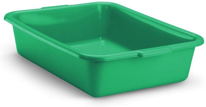 Vollrath - Traex Color-Mate 20" x 15" x 5" Green Food Storage Box - 1521-C19