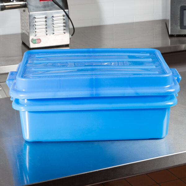 Vollrath - Traex® ™ Combo Sets with Snap-On Lid, 22.5" x 15.625" x 7.5" in Blue - 1551-C04