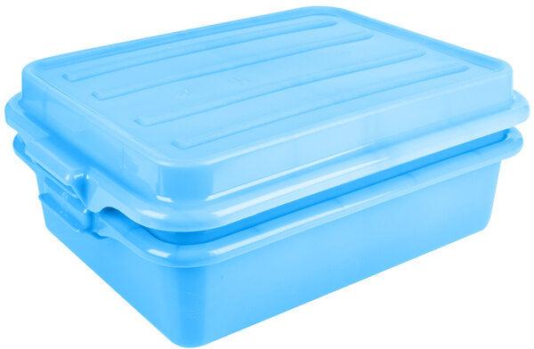 Vollrath - Traex® ™ Combo Sets with Snap-On Lid, 22.5" x 15.625" x 7.5" in Blue - 1551-C04