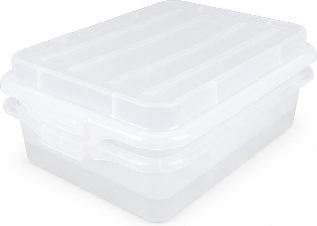 Vollrath - Traex® ™ Combo Sets with Snap-On Lid, 22.5" x 15.625" x 7.5" in Clear - 1551-C13