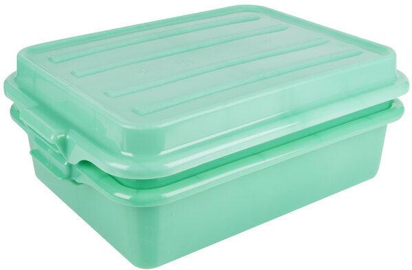 Vollrath - Traex® ™ Combo Sets with Snap-On Lid, 22.5" x 15.625" x 7.5" in Green - 1551-C19