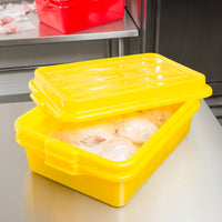 Vollrath - Traex® ™ Combo Sets with Snap-On Lid, 22.5" x 15.625" x 7.5" in Yellow - 1551-C08