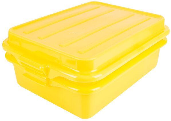 Vollrath - Traex® ™ Combo Sets with Snap-On Lid, 22.5" x 15.625" x 7.5" in Yellow - 1551-C08