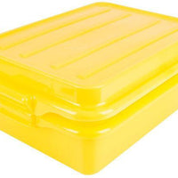 Vollrath - Traex® ™ Combo Sets with Snap-On Lid, 22.5" x 15.625" x 7.5" in Yellow - 1551-C08