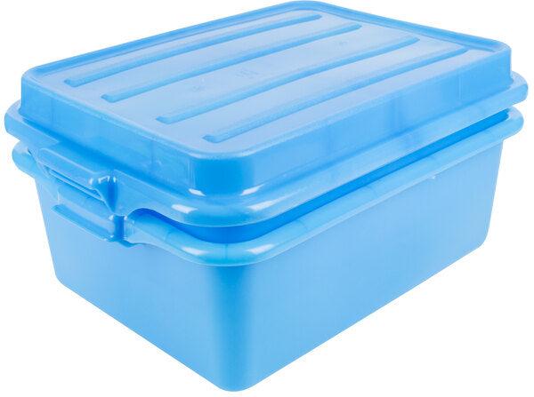 Vollrath - Traex® ™ Drain Box Set in Blue, Raised Lid - 1535-C04