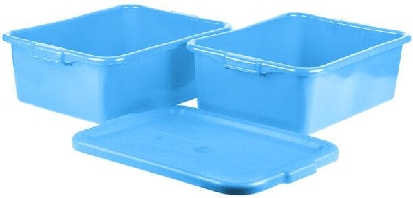 Vollrath - Traex® Drain Box Set in Blue, Recessed Lid - 1507-C04