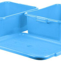 Vollrath - Traex® Drain Box Set in Blue, Recessed Lid - 1507-C04