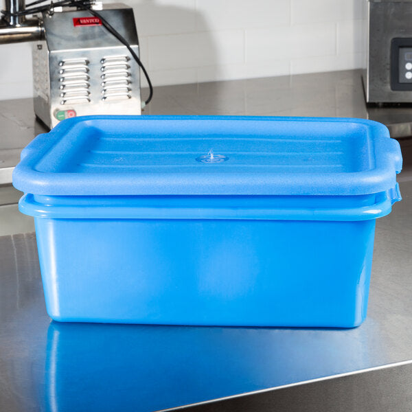 Vollrath - Traex® Drain Box Set in Blue, Recessed Lid - 1507-C04
