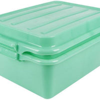 Vollrath - Traex® Drain Box Set in Green, Raised Lid, 22.5" x 15.5" x 9" - 1535BRS6-C19