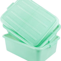Vollrath - Traex® ™ Drain Box Set in Green, Raised Lid, 22.5" x 15.625" x 9.5" - 1535-C19