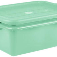 Vollrath - Traex® Drain Box Set in Green, Recessed Lid, 20" x 15" x 8" - 1507-C19